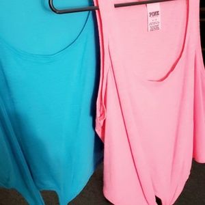 Pink Tank tops